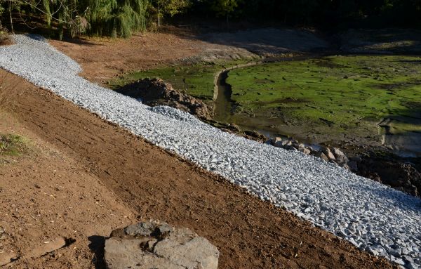 Landscape Swales Installation in New Albany