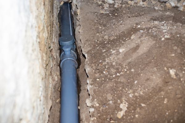 Drain Line Installation in New Albany