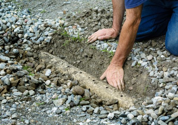 French Ditch Installation in New Albany