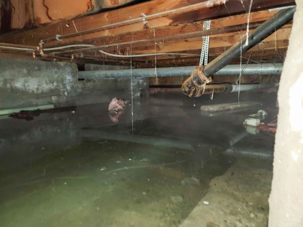 Crawlspace Drainage in New Albany