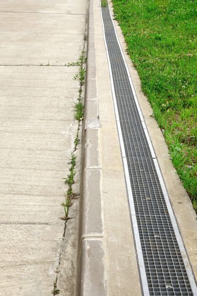 Concrete Drain Installation in New Albany